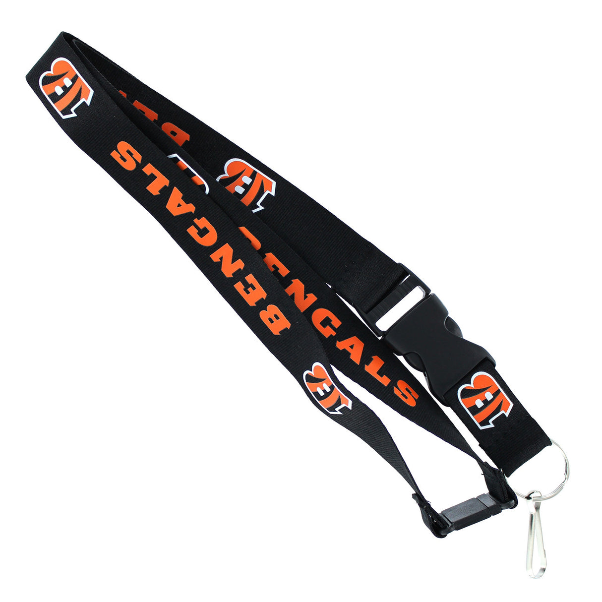 Aminco Cincinnati Bengals Black Lanyard Fan Gear NFL Cincinnati Bengals