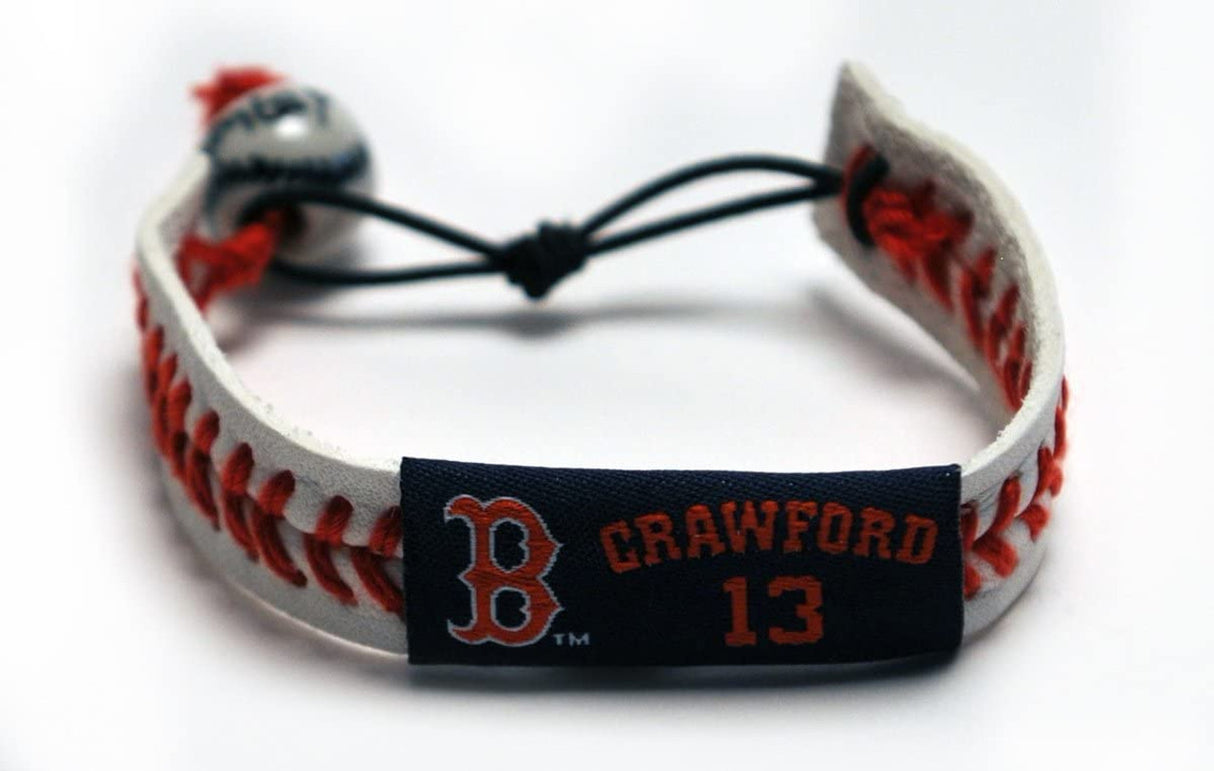 Gamewear Boston Red Sox Carl Crawford Classic Baseball Bracelet Fan Gear MLB Boston Red Sox