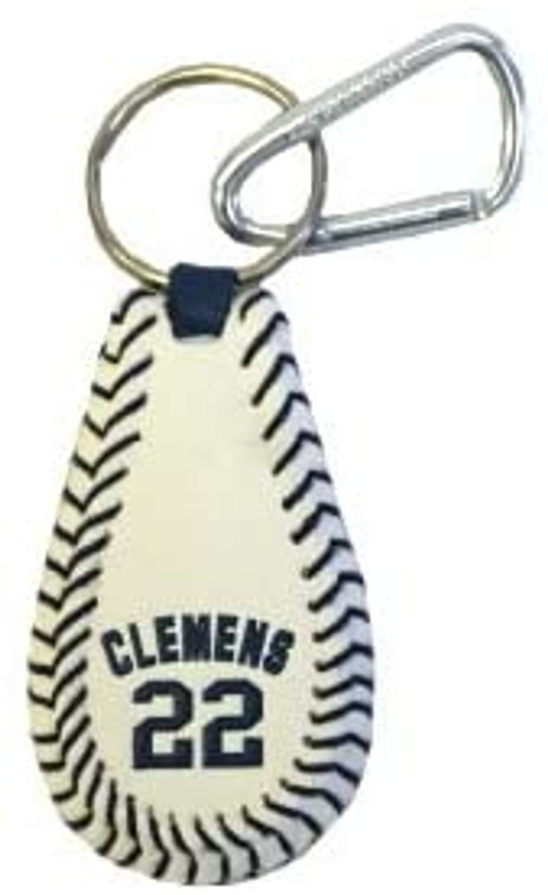 Gamewear New York Yankees Roger Clemens Classic Baseball Keychain Fan Gear MLB New York Yankees