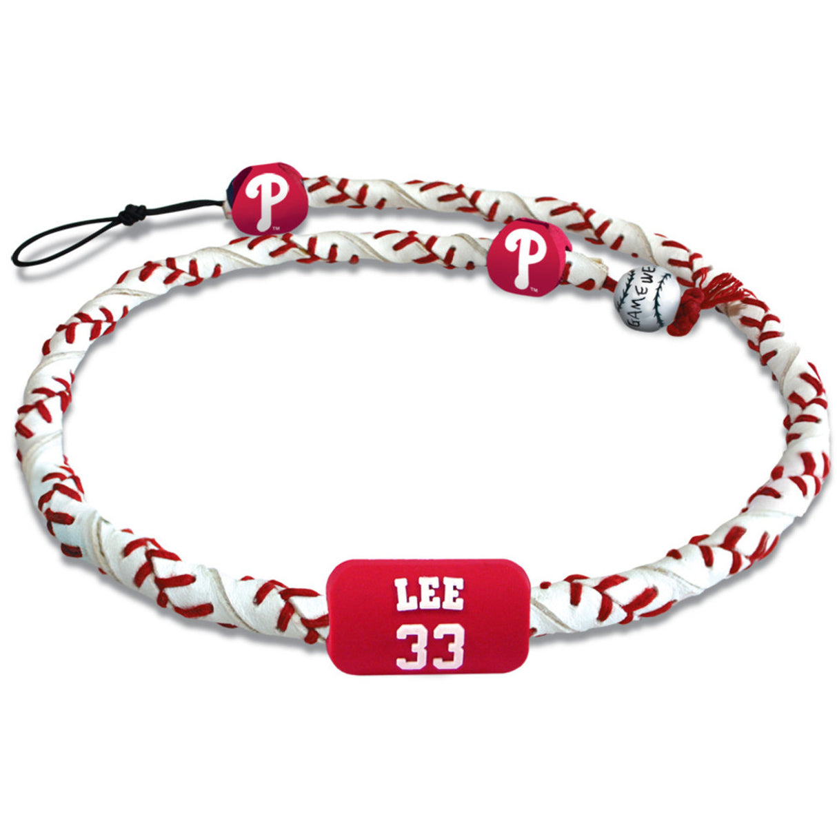 Gamewear Philadelphia Phillies Cliff Lee Frozen Rope Classic Baseball Necklace Fan Gear MLB Philadelphia Phillies