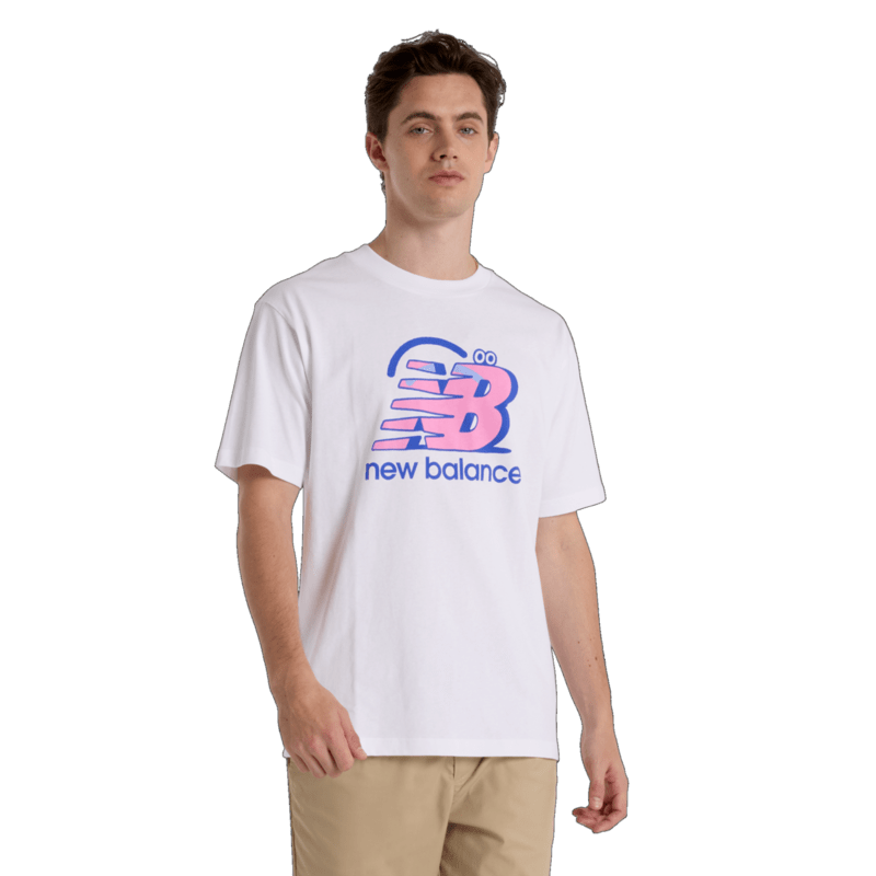 New Balance Men's Face Oka Smile T-Shirt Mens Apparel Shirts & Tops