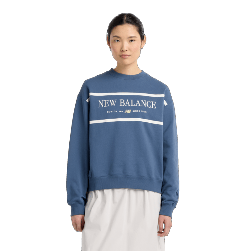 New Balance Women's Athletics Nautical Lobster Crew Womens Apparel Sweatshirts & Fleece