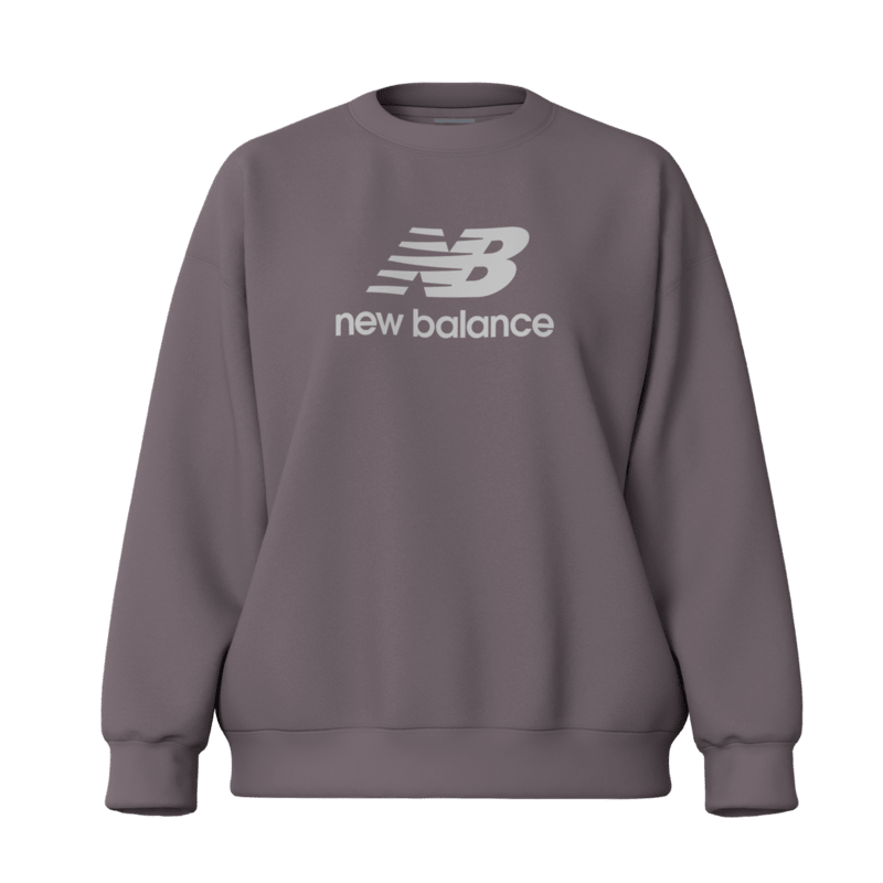 New Balance Women's Sport Essentials French Terry Logo Crew Womens Apparel Sweatshirts & Fleece