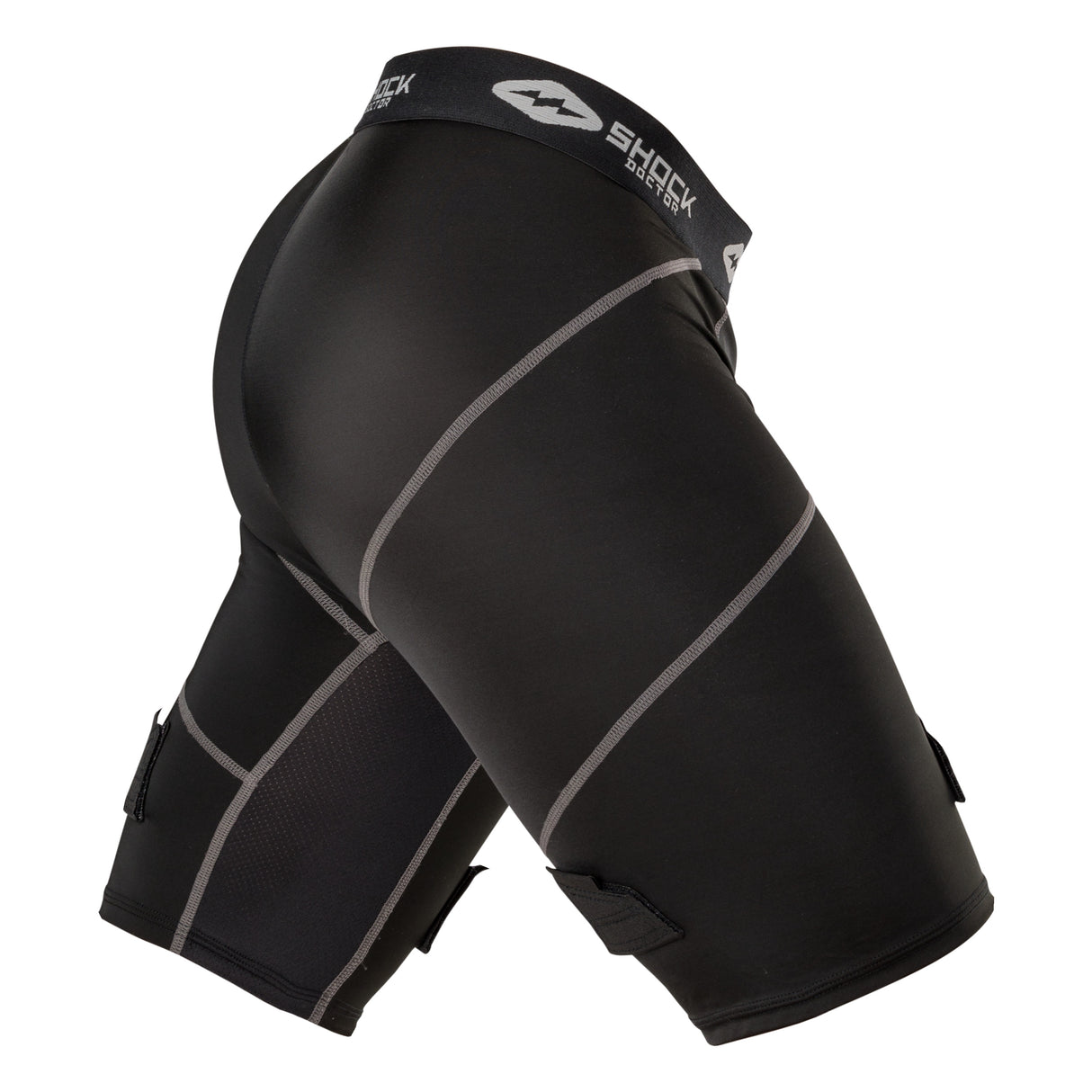 Shock Doctor Compression Hockey Short w/ BioFlex Cup Hockey Protective Gear All