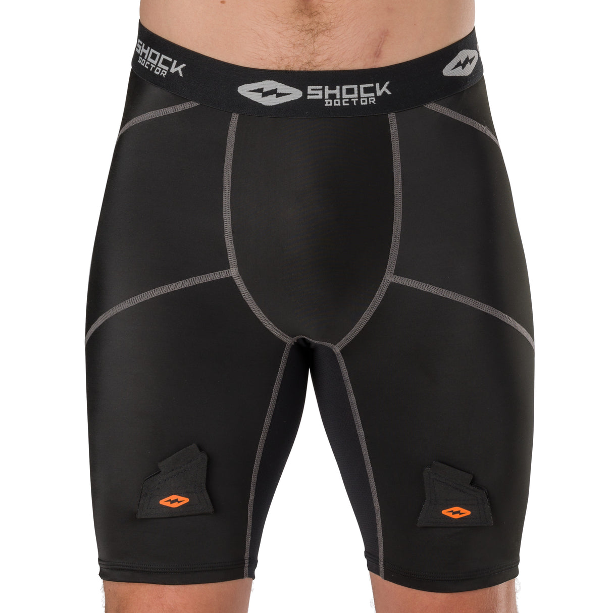 Shock Doctor Compression Hockey Short w/ BioFlex Cup Hockey Protective Gear All