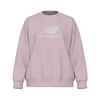 New Balance Women's Sport Essentials French Terry Logo Crew Womens Apparel Sweatshirts & Fleece