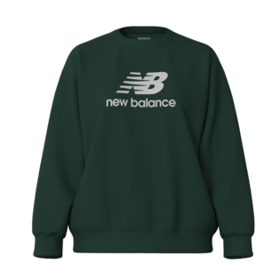 New Balance Women's Sport Essentials French Terry Logo Crew Womens Apparel Sweatshirts & Fleece
