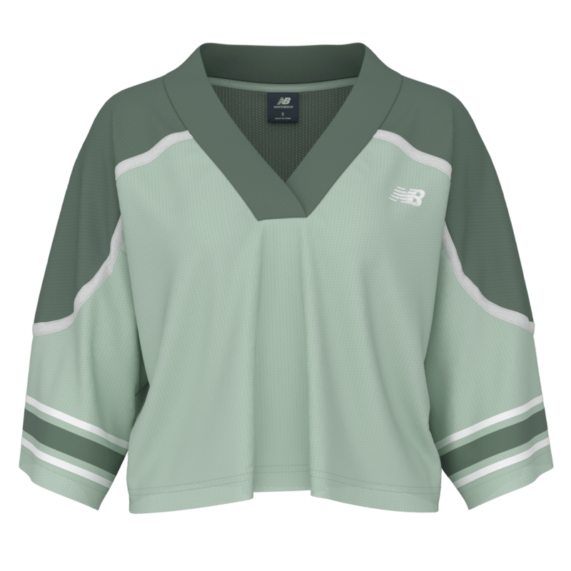 New Balance Women's Jersey Mesh T-Shirt Womens Apparel Shirts & Tops