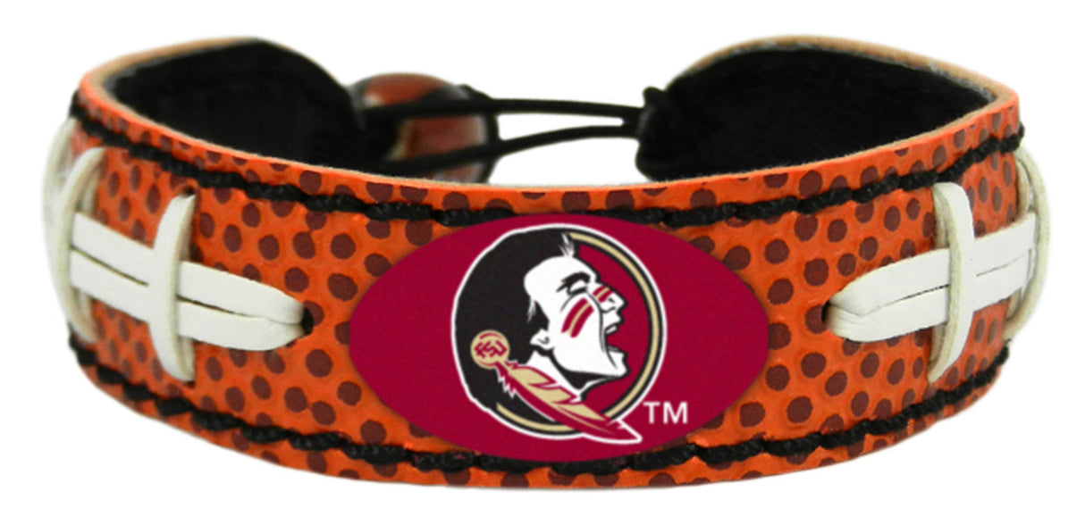 Gamewear Florida State Seminoles Classic Football Bracelet Fan Gear NCAA Florida State Seminoles