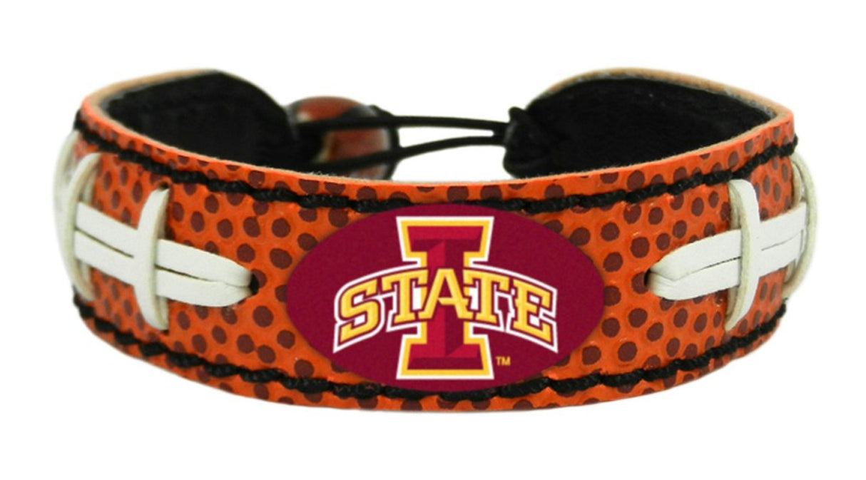 Gamewear Iowa State Cyclones Primary Logo Athletic Mark Classic Football Bracelet Fan Gear NCAA Iowa State Cyclones