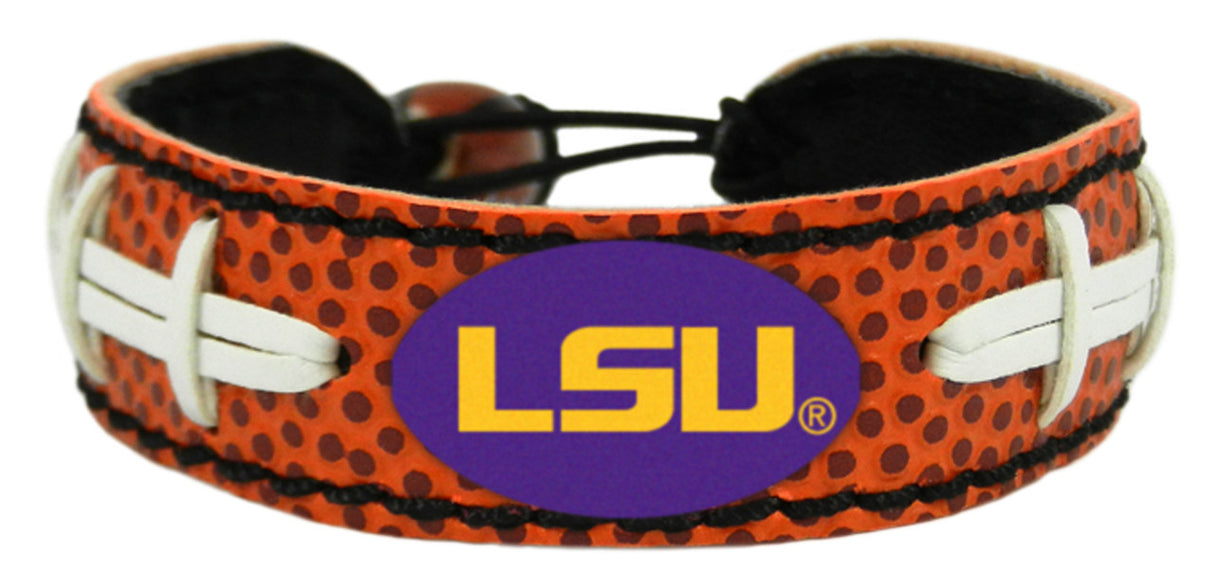 Gamewear LSU Tigers Classic Football Bracelet Fan Gear NCAA LSU Tigers