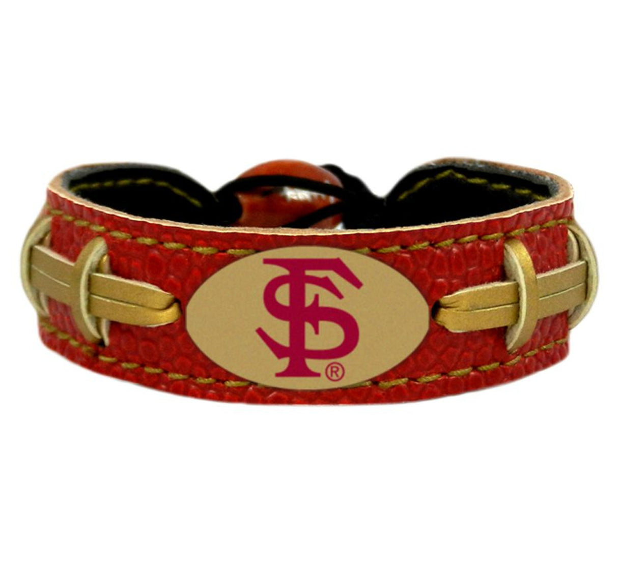 Gamewear Florida State Seminoles Team Color Seminole Head Logo Football Bracelet Fan Gear NCAA Florida State Seminoles