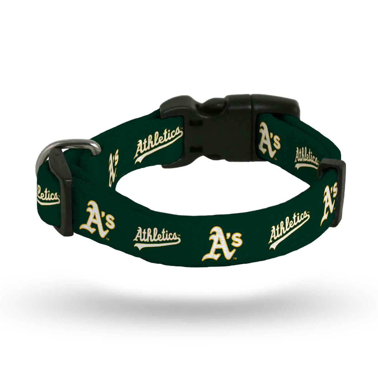 Rico Industries Oakland Athletics Pet Collar Size Medium Fan Gear MLB Oakland Athletics