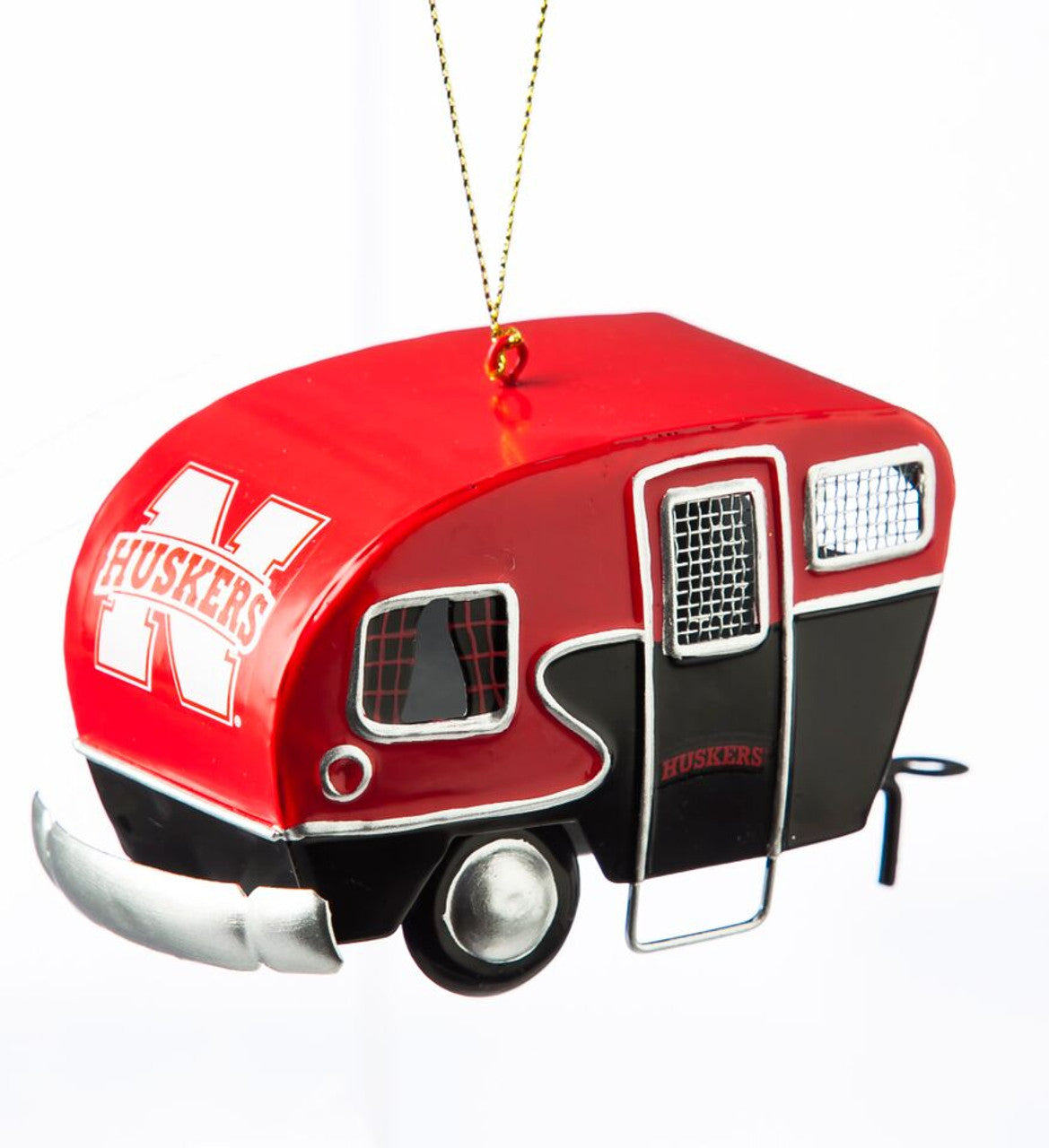 EVERGREEN Nebraska Cornhuskers Camper Design Ornament Fan Gear NCAA Nebraska Cornhuskers