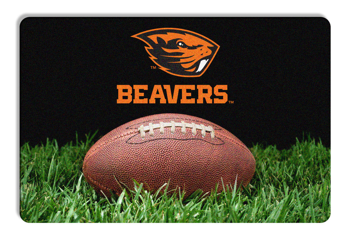 Gamewear Oregon State Beavers Classic Football Pet Bowl Mat Size Large Fan Gear NCAA Oregon State Beavers