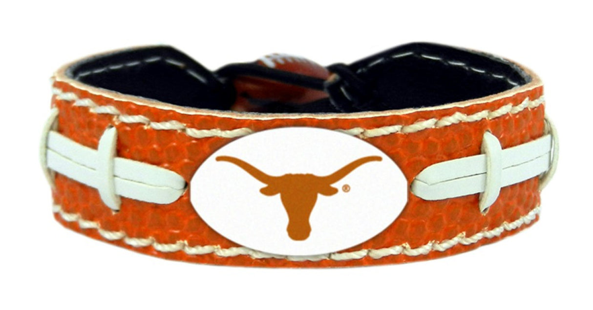 Gamewear Texas Longhorns Team Color Football Bracelet Fan Gear NCAA Texas Longhorns