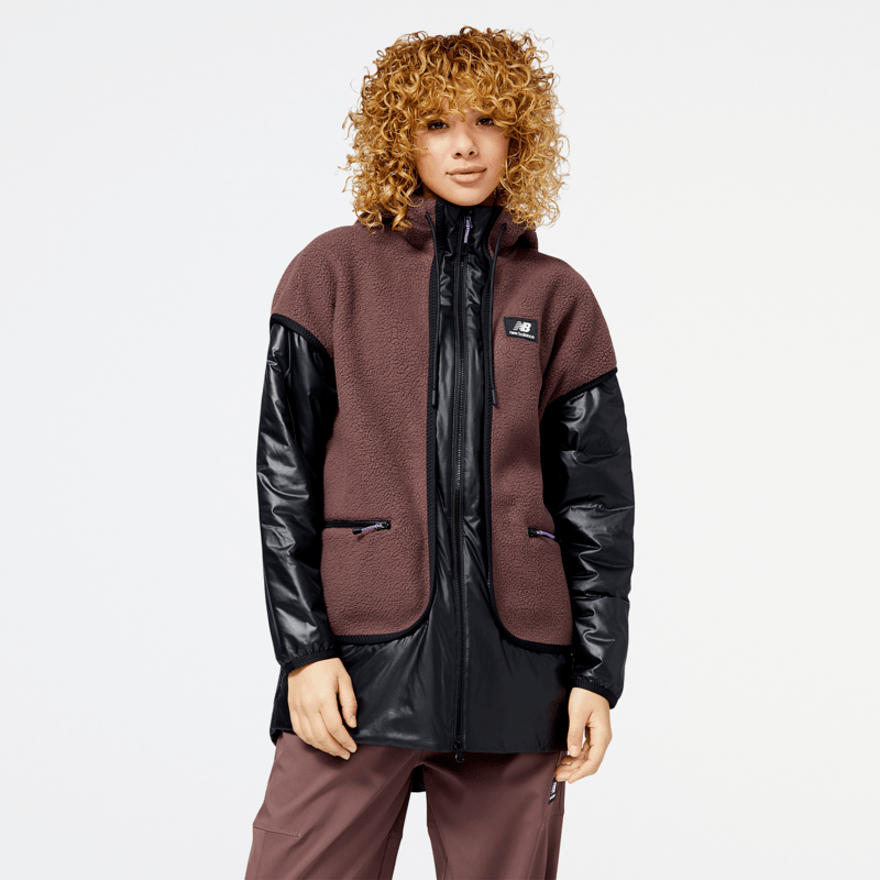 New Balance Women's AT Sherpa Jacket Womens Apparel Jackets & Vests
