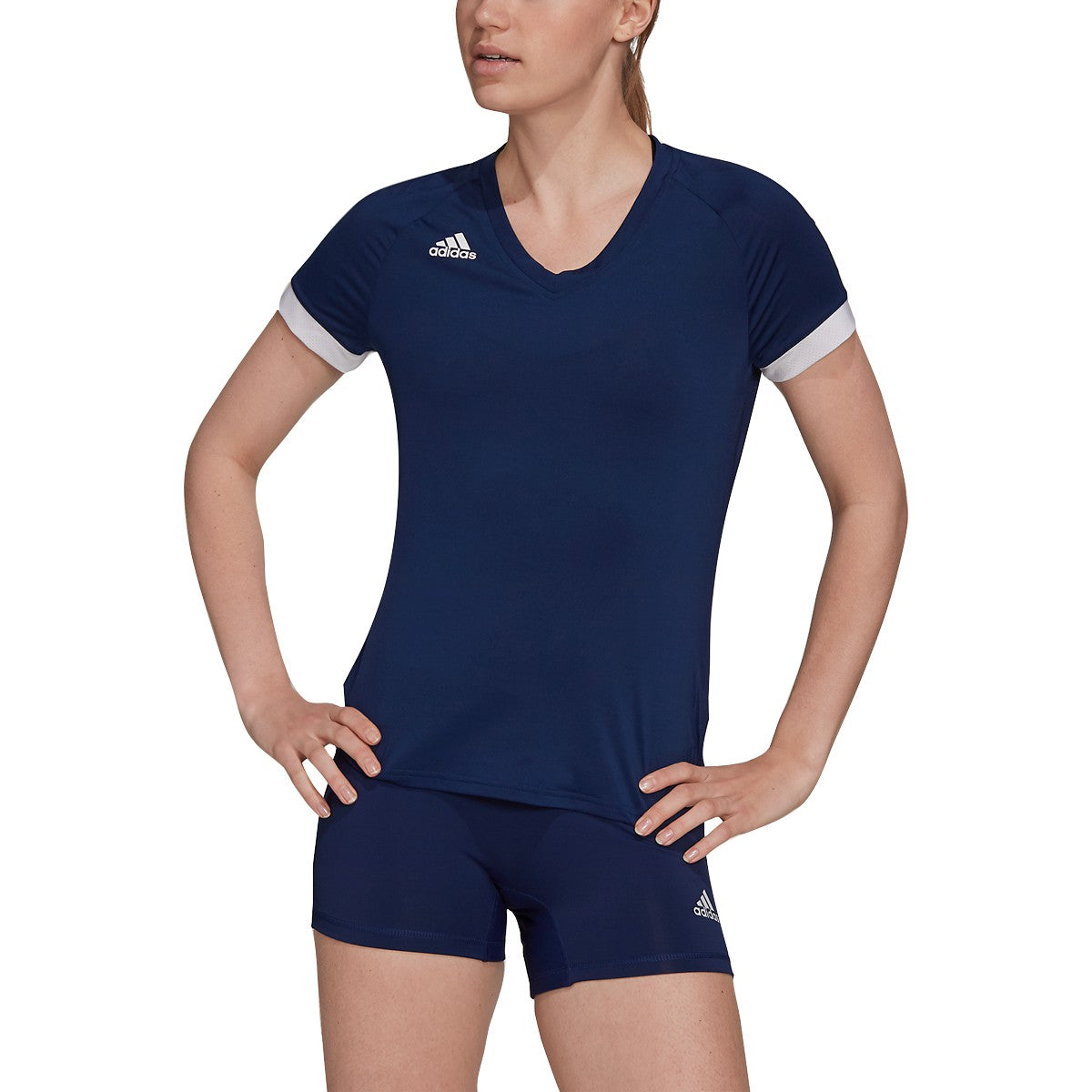 adidas Women's Quickset Short Sleeve Volleyball Jersey Volleyball Apparel All