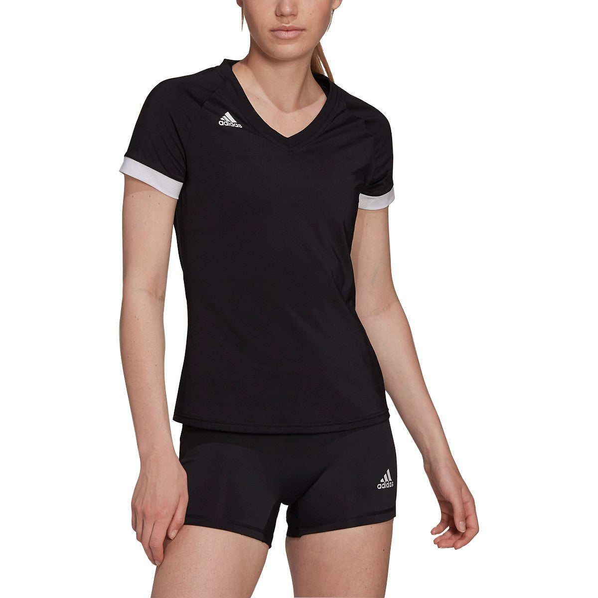 adidas Women's Quickset Short Sleeve Volleyball Jersey Volleyball Apparel All