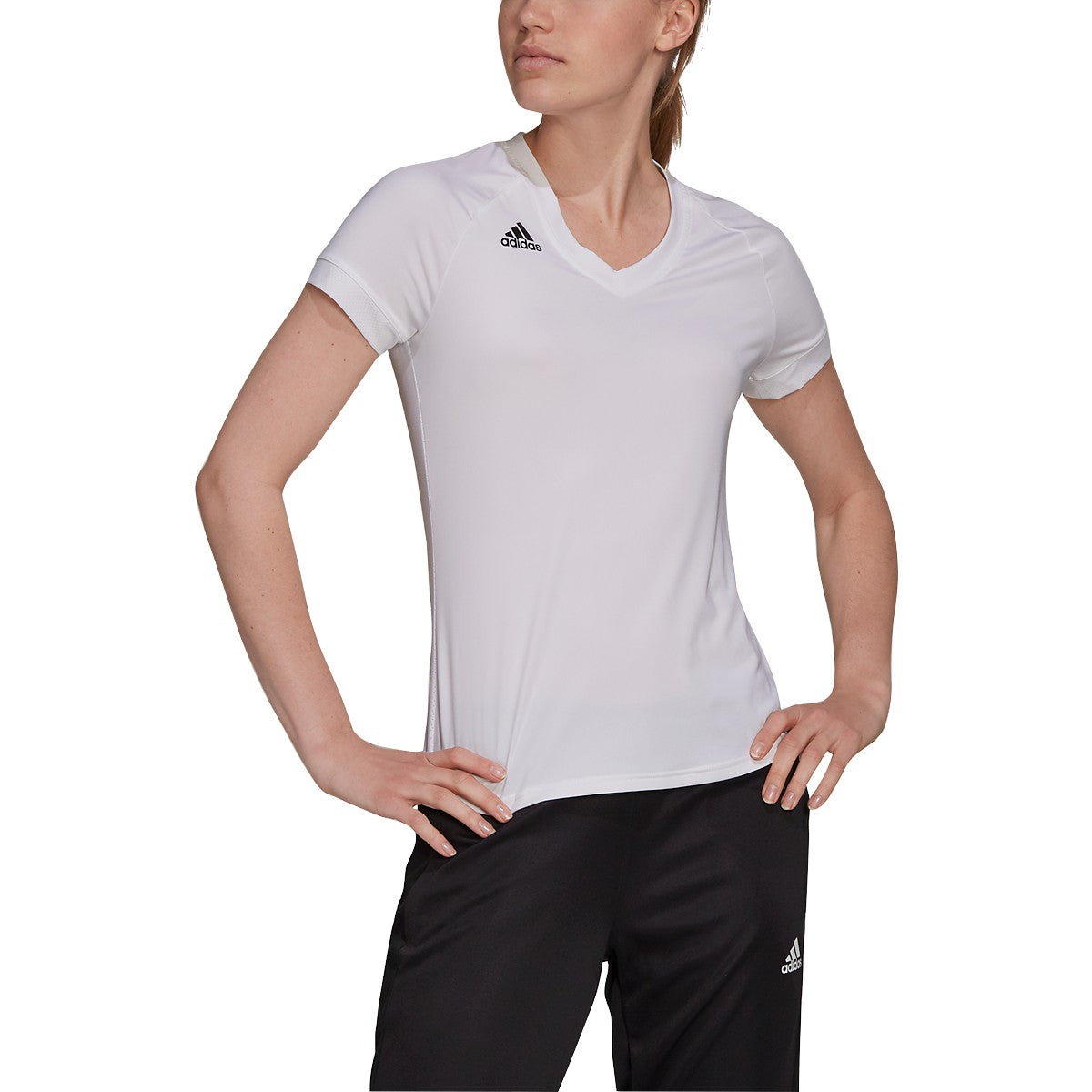 adidas Women's Quickset Short Sleeve Volleyball Jersey Volleyball Apparel All