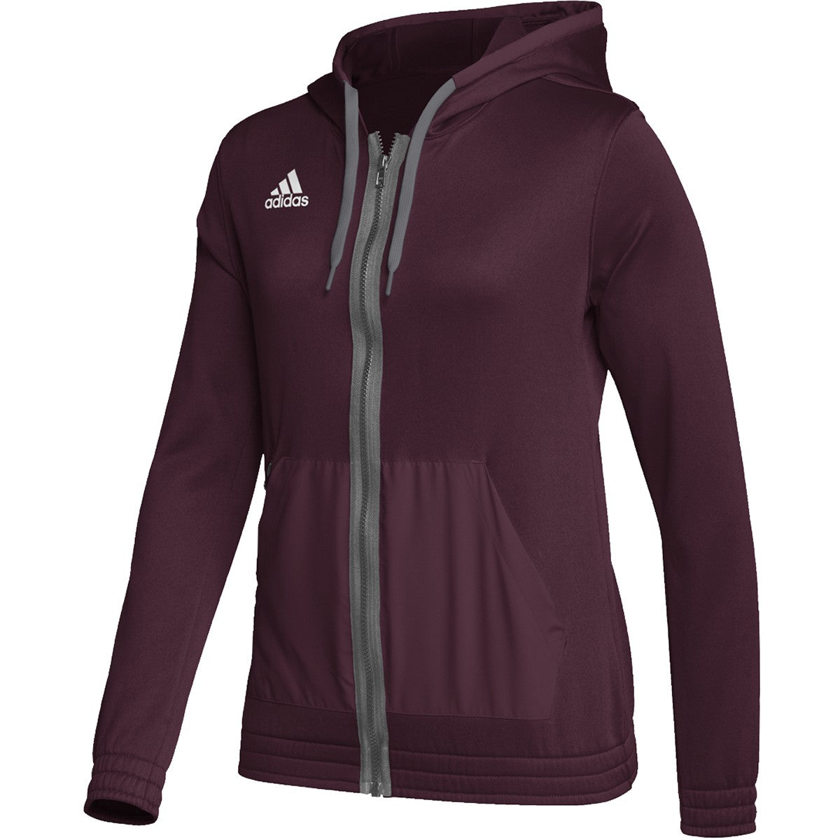 adidas Women's Team Issue Full Zip Hoodie Womens Apparel Sweatshirts & Fleece