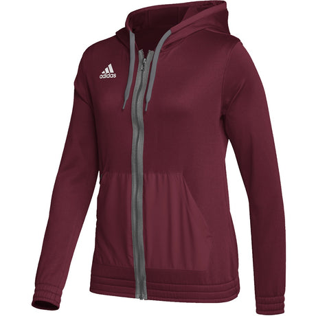 adidas Women's Team Issue Full Zip Hoodie Womens Apparel Sweatshirts & Fleece