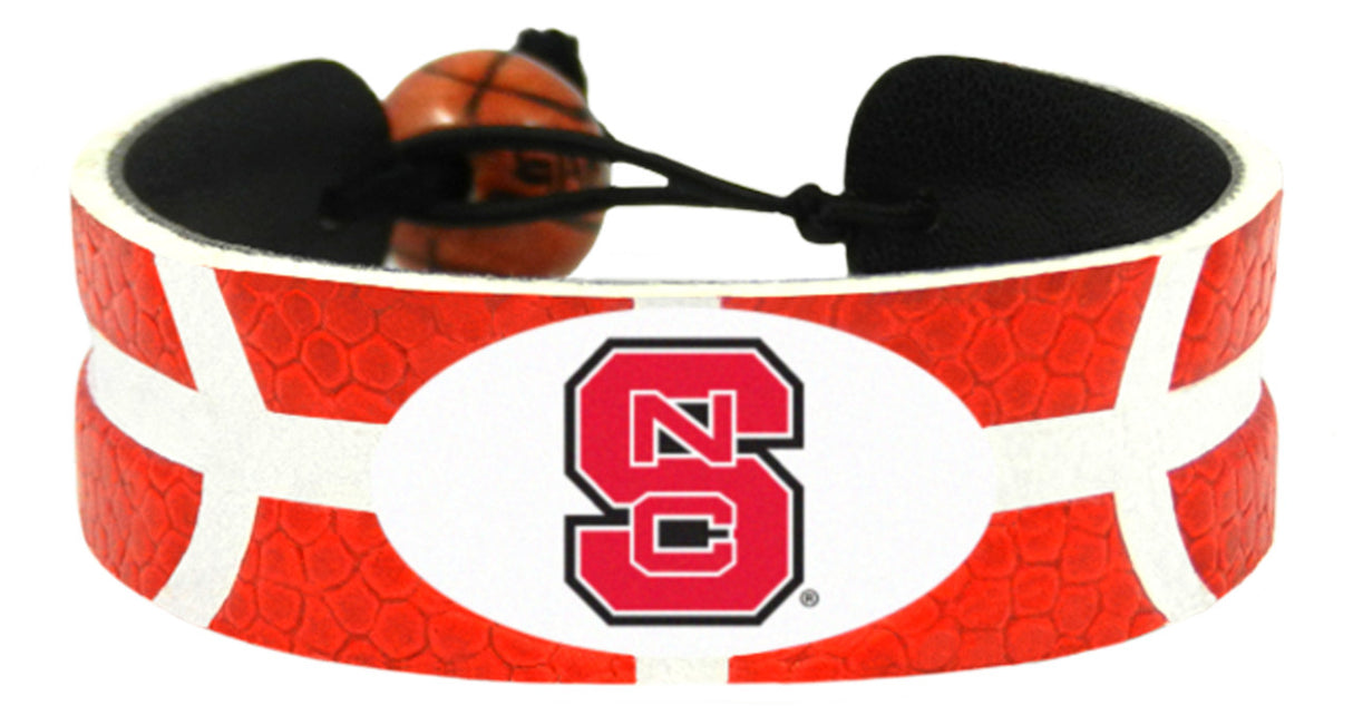 Gamewear North Carolina State Wolfpack Team Color Basketball Bracelet Fan Gear NCAA North Carolina State Wolfpack