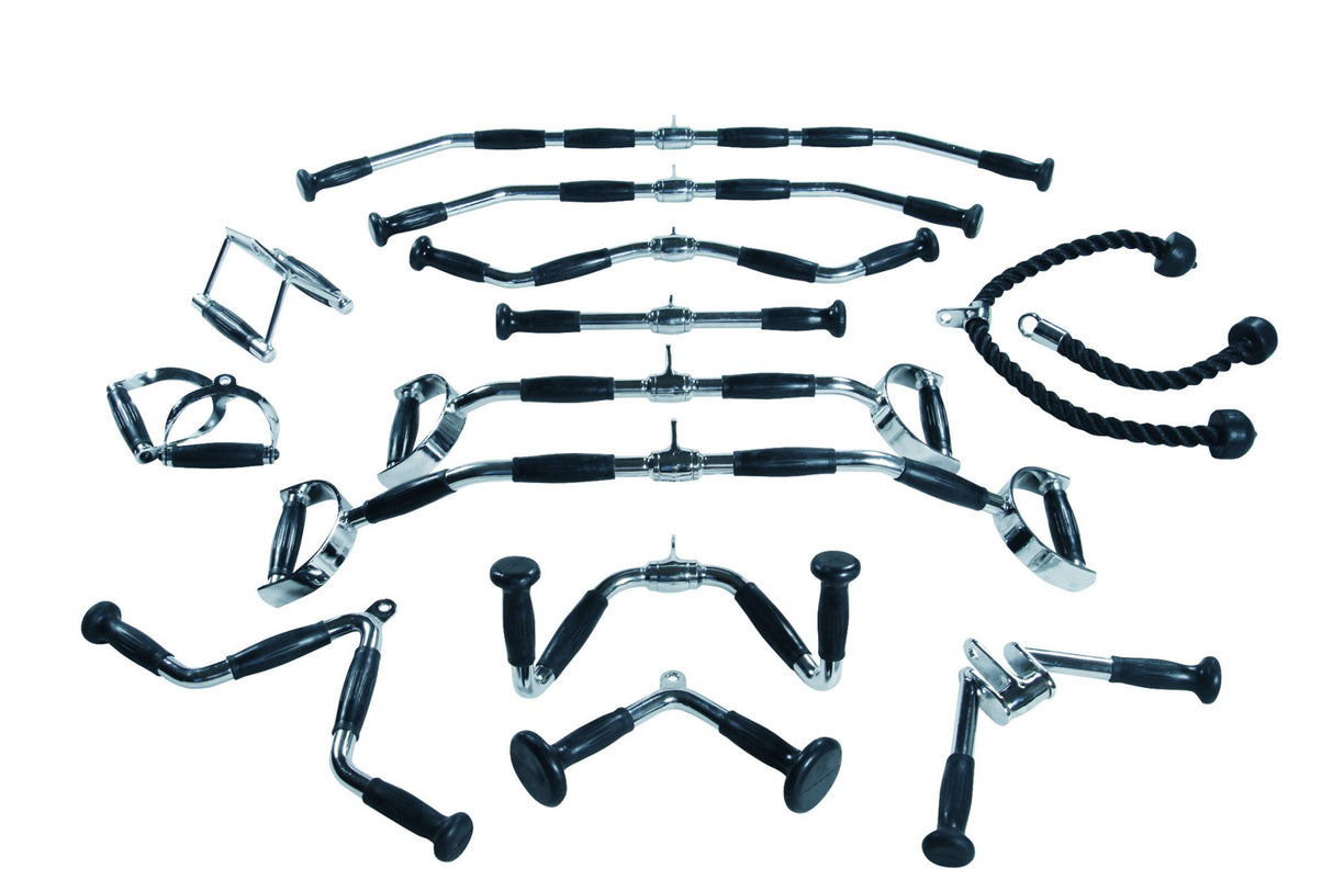 York Machine Bar Set Exercise & Wellness Strength Cable Attachments