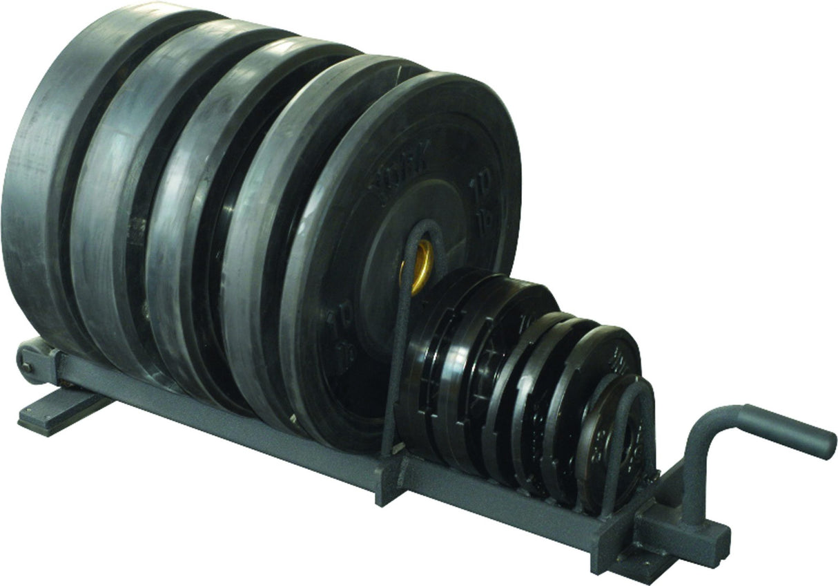 York Horizontal Weight Plate Rack Exercise & Wellness Strength Bars & Plates