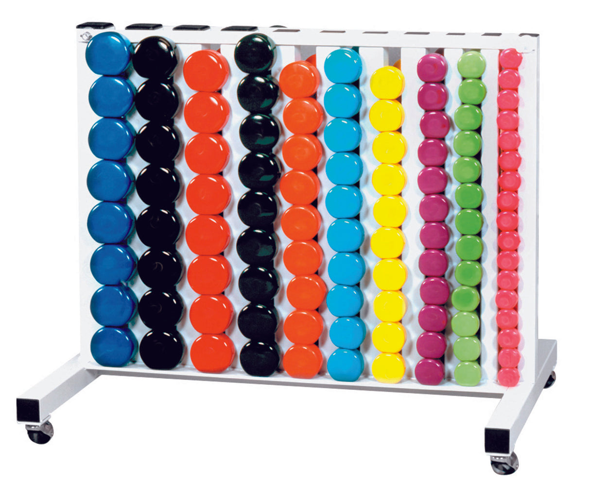 York Vinyl Fitbell Club Pack Multi-Color Exercise & Wellness Strength Dumbbells