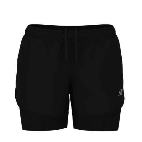 New Balance Women's Sport Essentials 2-in-1 Shorts Womens Apparel Shorts