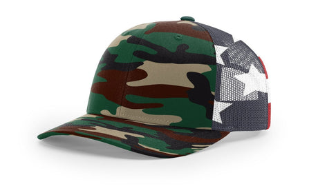 Richardson Printed Mesh Trucker Hat Unisex Accessories Hats & Caps