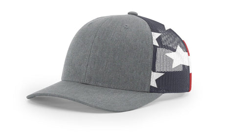 Richardson Printed Mesh Trucker Hat Unisex Accessories Hats & Caps