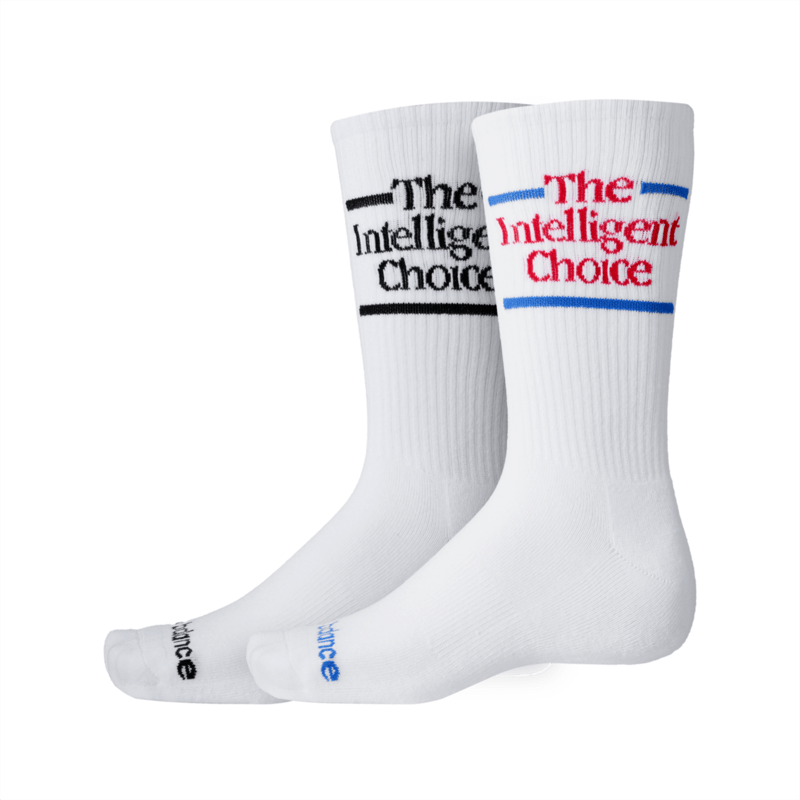 New Balance Intelligent Choice Crew Socks 2 Pack Unisex Accessories Socks
