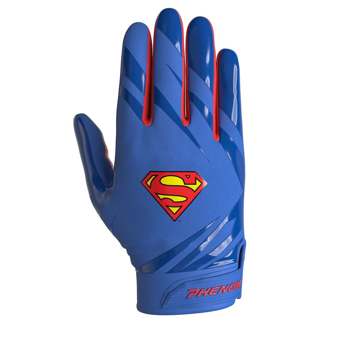 Phenom Elite Men's Superman VaporStick 5.0 Football Gloves Football Gloves Adult