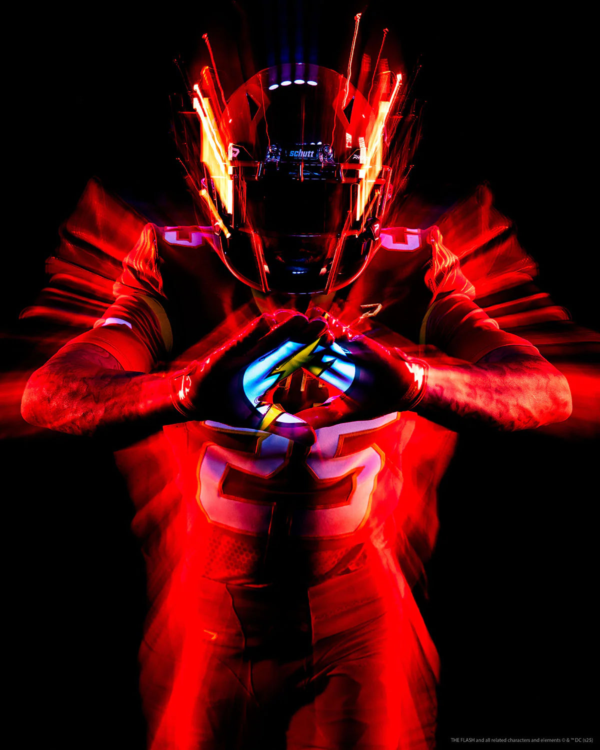 Phenom Elite Youth Flash VaporStick 5.0 Football Gloves Football Gloves Youth