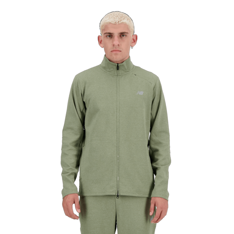 New Balance Men's Tech Knit Full Zip Mens Apparel Jackets & Vests
