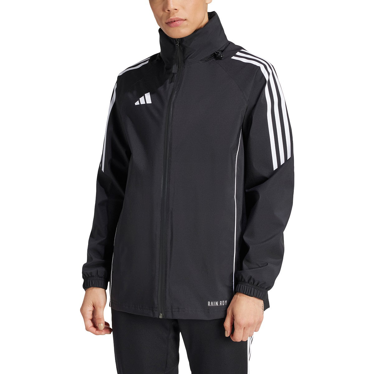 adidas Women's Tiro 24 Soccer Rain Jacket Soccer Uniforms & Apparel All