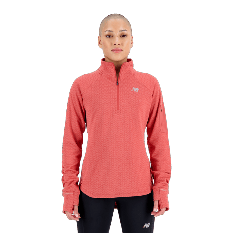 New Balance Women's Heat Grid Half Zip Womens Apparel Sweatshirts & Fleece