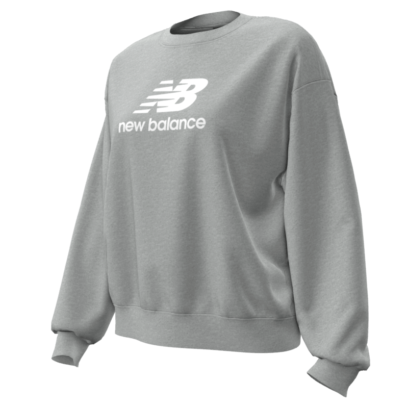 New Balance Women's Sport Essentials French Terry Logo Crew Womens Apparel Sweatshirts & Fleece