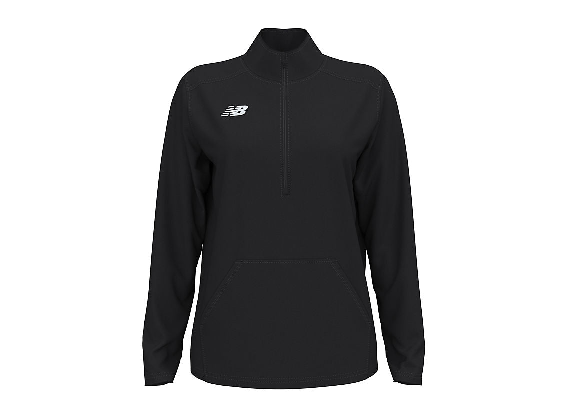 New Balance Women's Midfield Half Zip Womens Apparel Sweatshirts & Fleece