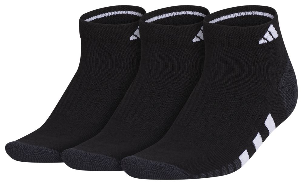 adidas Women's Cushioned 3.0 3-Pack Low Cut Socks Unisex Accessories Socks