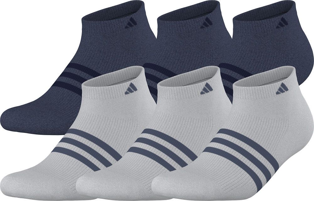 adidas Men's Superlite 3.0 Low Cut Socks 6-Pack Unisex Accessories Socks