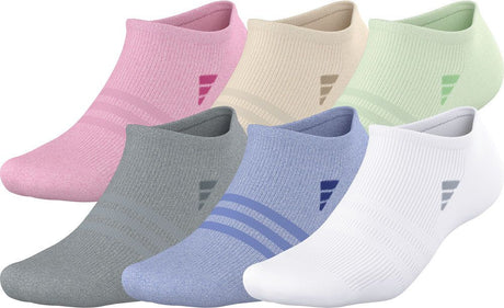 adidas Women's Superlite 3.0 No Show Socks 6-pairs Unisex Accessories Socks