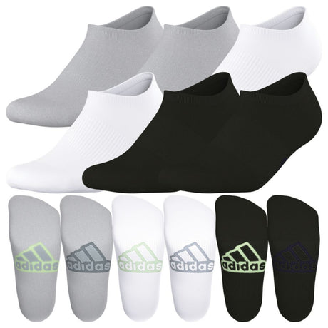 adidas Men's Superlite Classic 6-Pack No Show Socks Unisex Accessories Socks
