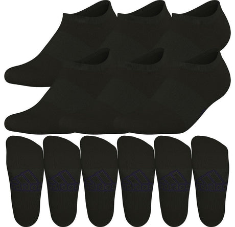 adidas Men's Superlite Classic 6-Pack No Show Socks Unisex Accessories Socks