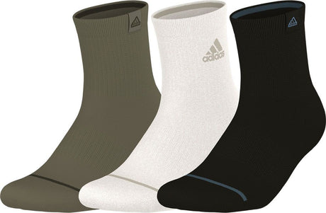 adidas Men's Cushioned Sport 3.0 High Quarter Sock 3 Pairs Unisex Accessories Socks