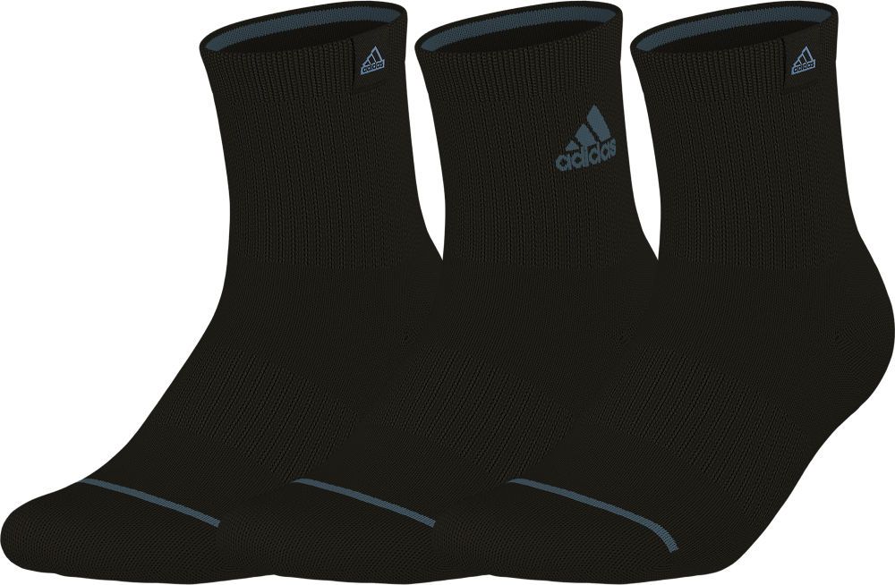 adidas Men's Cushioned Sport 3.0 High Quarter Sock 3 Pairs Unisex Accessories Socks
