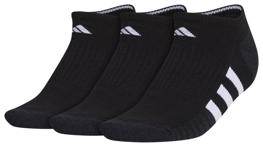 adidas Women's Cushioned 3.0 3-Pack No Show Socks Unisex Accessories Socks