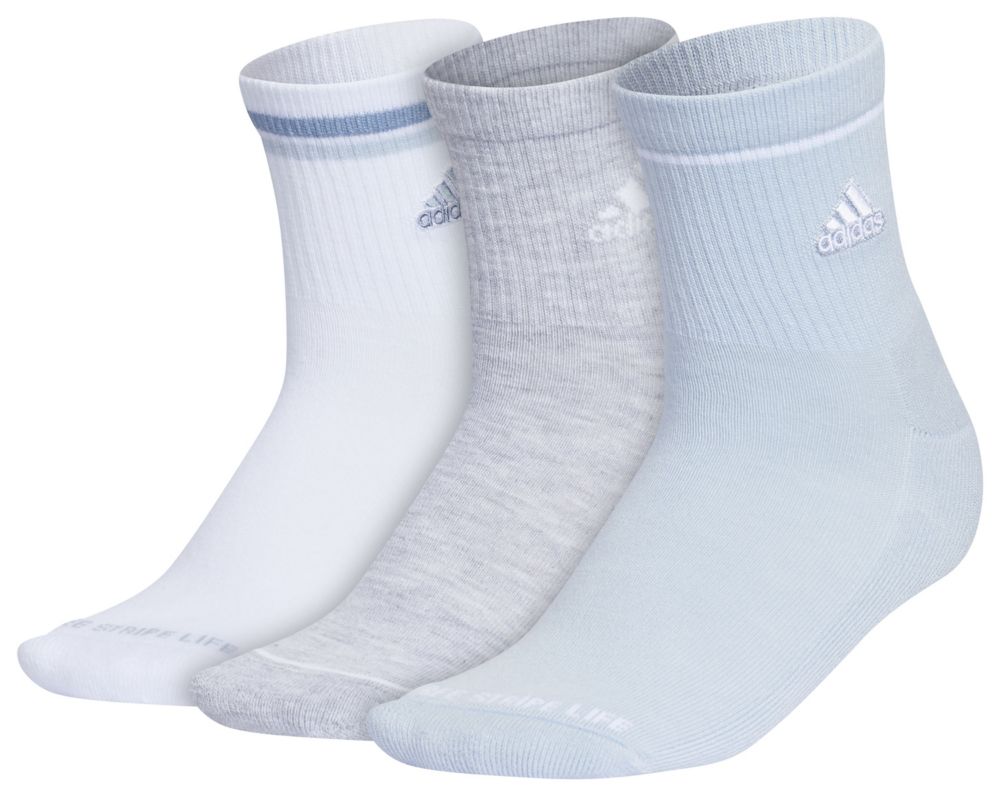 adidas Women's Sport 2.0 High Quarter Socks 3 Pairs Unisex Accessories Socks